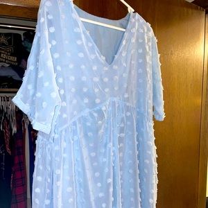 Summer Women  short sleeves mini dress